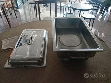 Chef and dish elettrico con tre vaschette