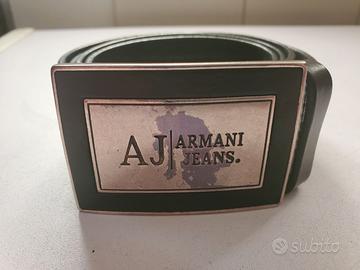 Cintura Armani in vera pelle
