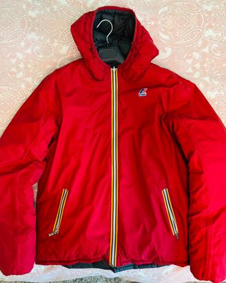 K-Way tg. L piumino invernale reversibile