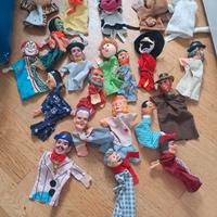 20 marionette 15 con testa dura+5 morbide a guanto