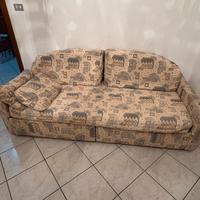 Divano 2/3 Posti in Tessuto Fantasia Vintage