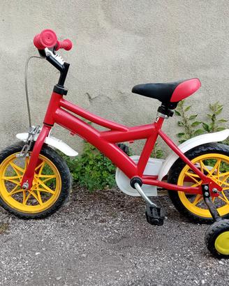 Bici bambino ruota 12  con rotelle