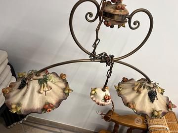 Lampadari per arredamento rustico