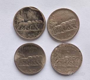 50 cent Leoni 1919 1920 1921 1925