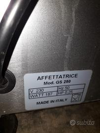 AFFETTATRICETRICE professionale GS250