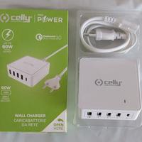 carica batterie da rete 5porte usb