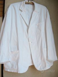 Giacca bianca in cotone per barista/cameriere tg M