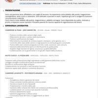 Disponibile per lavoro a Prato e zone limitrofe