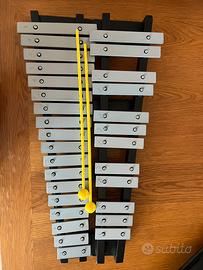 Glockenspiel/Xilofono in metallo