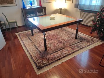 grande tappeto Kerman Laver vecchio