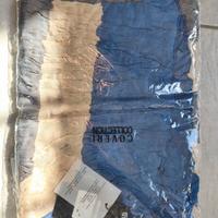 Sciarpa Coveri Collection – Blu e Beige – Nuova