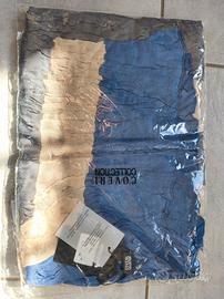 Sciarpa Coveri Collection – Blu e Beige – Nuova