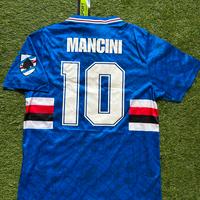 Maglia Vintage Asics Sampdoria 1994/95- Mancini 10
