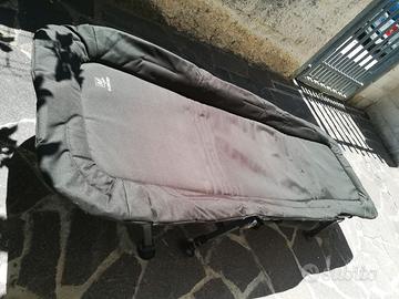 Lettino 6 gambe da campeggio + sedia da pesca