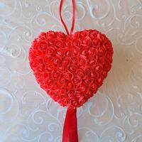 Cuore di rose rosse