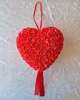 Cuore di rose rosse