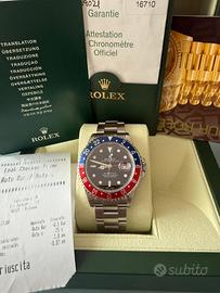 Rolex GMT 16710T PEPSI no fori ~ FULL SET EUROPA