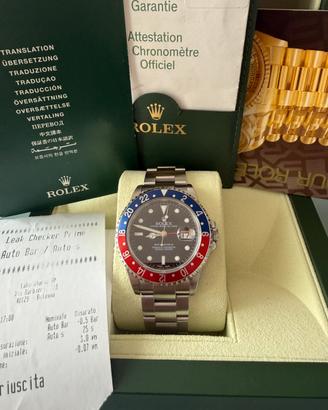 Rolex GMT 16710T PEPSI no fori ~ FULL SET EUROPA