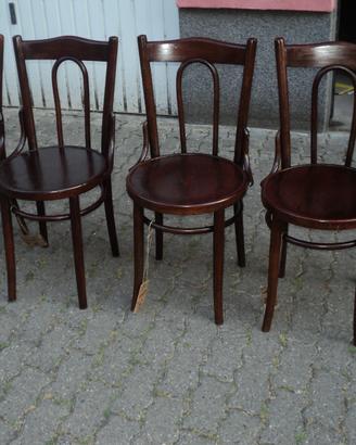 4 sedie thonet con archetto