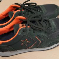 Scarpe Converse tg. 44 verde-arancio