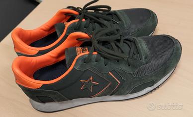 Scarpe Converse tg. 44 verde-arancio