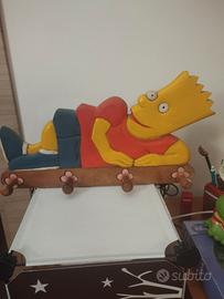 attaccapanni legno Simpson zona Roma 