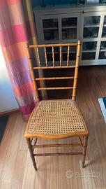 2 sedie antiche 800 bambù  1000 euro