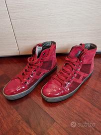 Sneakers alte Hogan Rebel in pelle e camoscio - 37