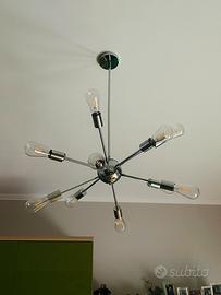 Lampadario moderno a 12 aste