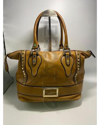 BORSA DONNA ROCKSTUD TOTE VALENTINO IN PELLE BEIGE