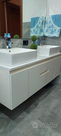 mobile  bagno doppio  lavandino 