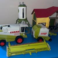 Bruder CLAAS 480 e 250 + Schleich Stalla + Silo