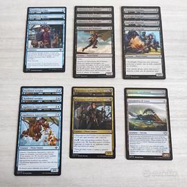 Mazzo carte Magic Blu Nero PIRATI & ARTEFATTI mtg