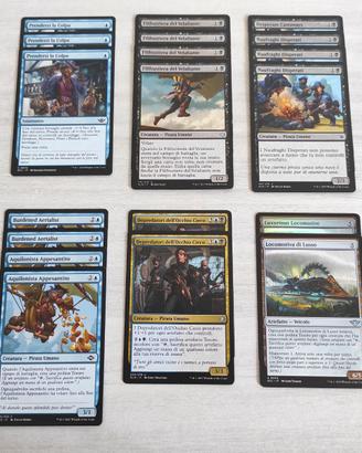 Mazzo carte Magic Blu Nero PIRATI & ARTEFATTI mtg
