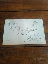 Busta da Lettera a sua Maestà Josè Maria La Regina