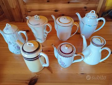 Caffettiere teiere alte vintage