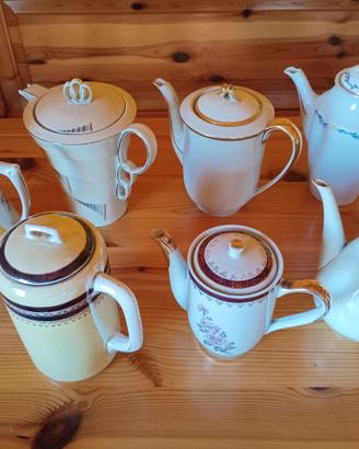 Caffettiere teiere alte vintage