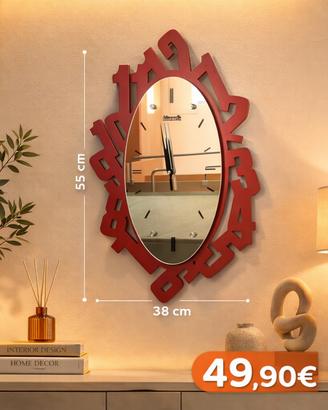 Orologio da parete design Alterego 55x38 cm – spec