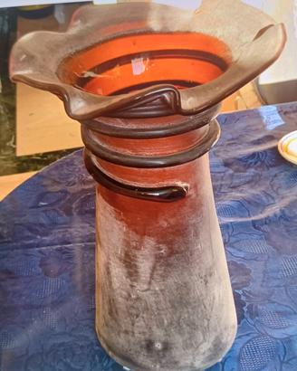 Vaso in vetro di Murano bordo, '900