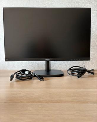 Monitor PHILIPS 24" Pollici Full HD + Cavo HDMI