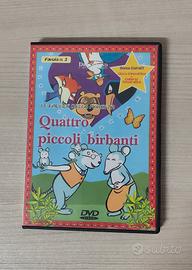 Quattro piccoli birbanti dvd originale disney 