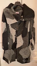 Cardigan/Cappottino di lana Tg. M Made in Italy