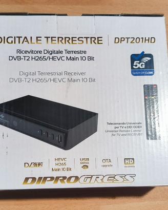Decoder dvb-t2 201 Full HD (nuovo e sigillato)