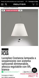 Luceplan Costanza Lampada sospenzione