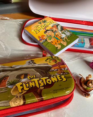 FLINSTONE Gadget Parmalat e astucci penne