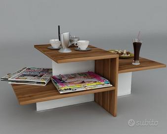 Tavolino Basso da Salotto in Legno