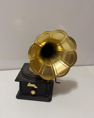 Carillon Vintage a Forma di Grammofono "Rhythm"