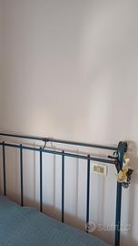 letto in ferro battuto  da una piazza e mez