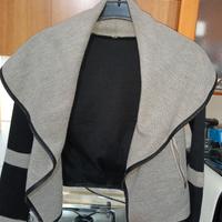 coprispalla grigio e nero 