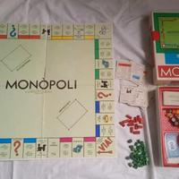 MONOPOLI VINTAGE ORIGINALE ANNO '72 SCATOLA QUADRA